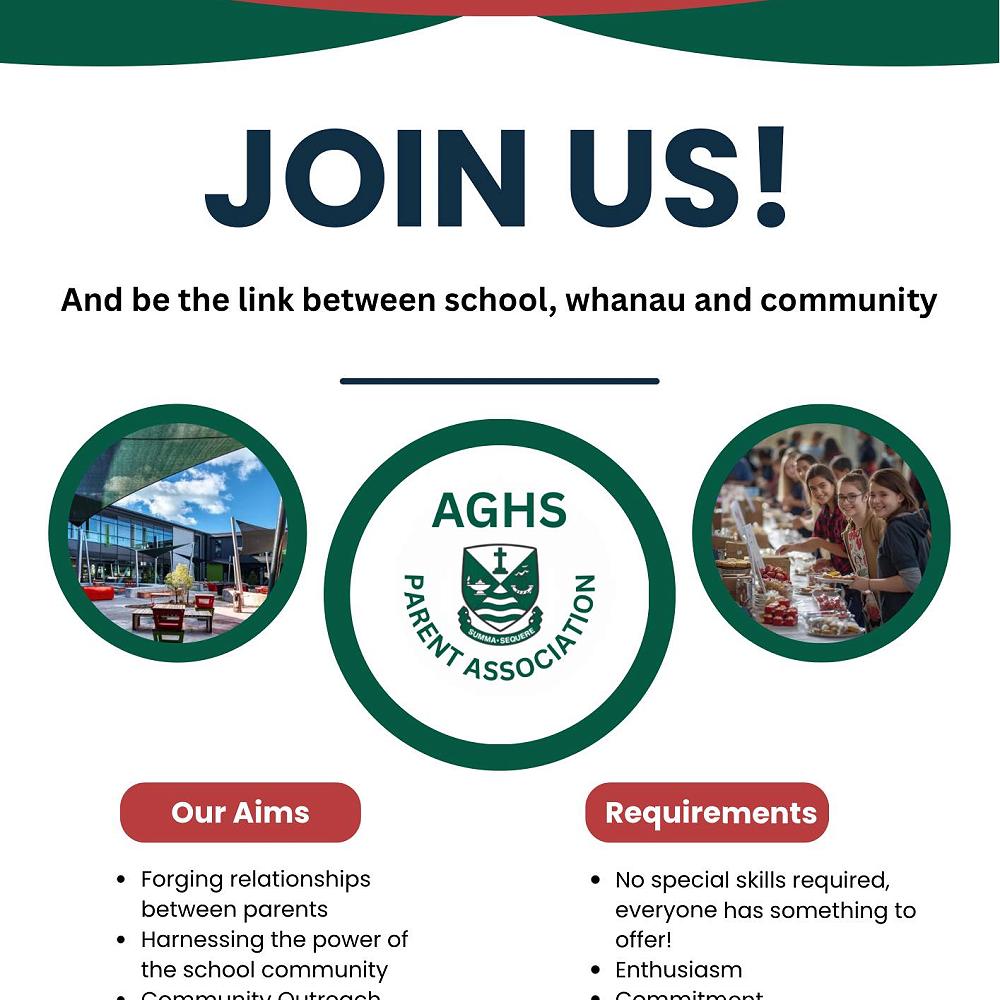 Do you want to join the AGHS Parents' Association? — Term 2 Week 3 ...