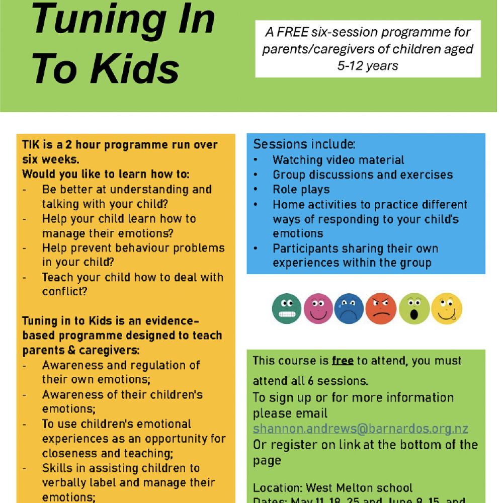 'Tuning into Kids' — Newsletter 7th May 2026