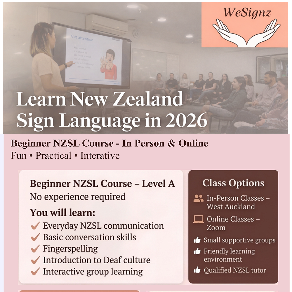 Learn New Zealand Sign Language — Titirangi School Newsletter: 22 April ...