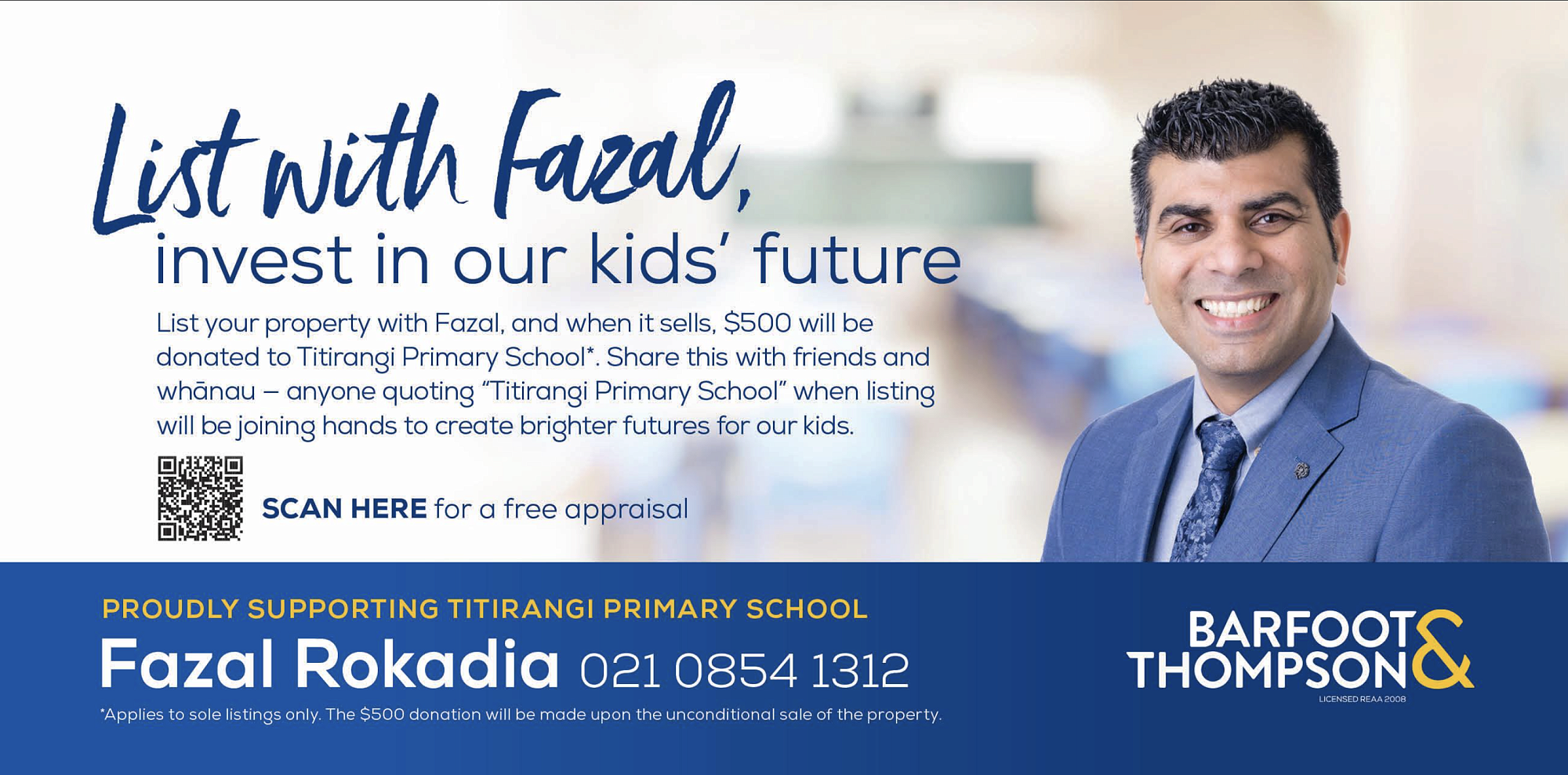 Fazal Rokadia – Proudly Supporting Titirangi Primary School — Titirangi ...