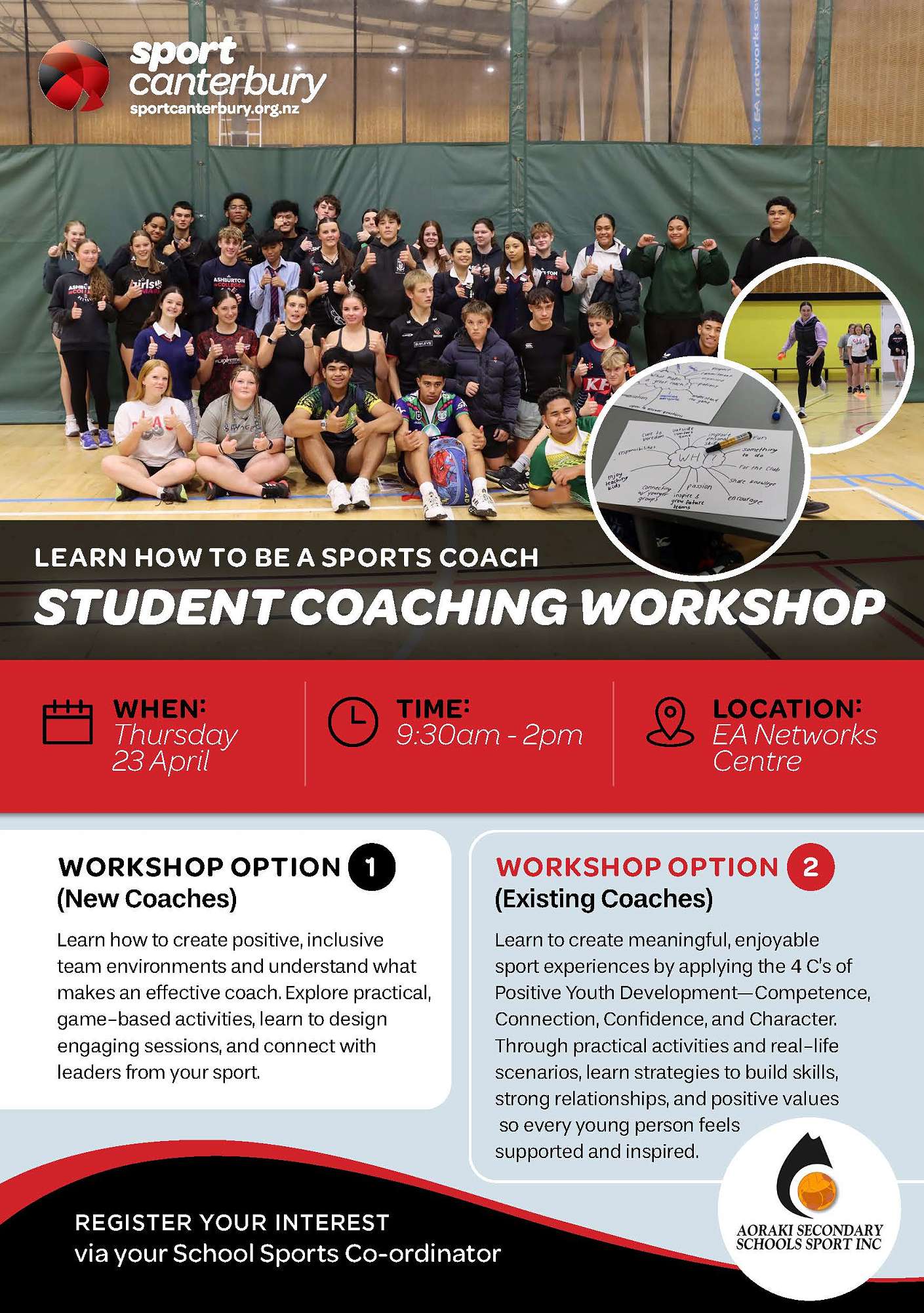 Sport Canterbury - Student Coaching Workshop