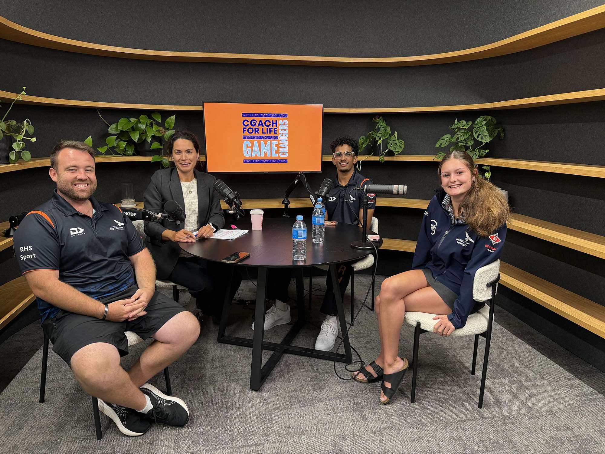 Amber and Linuka Hit the Podcast Studio