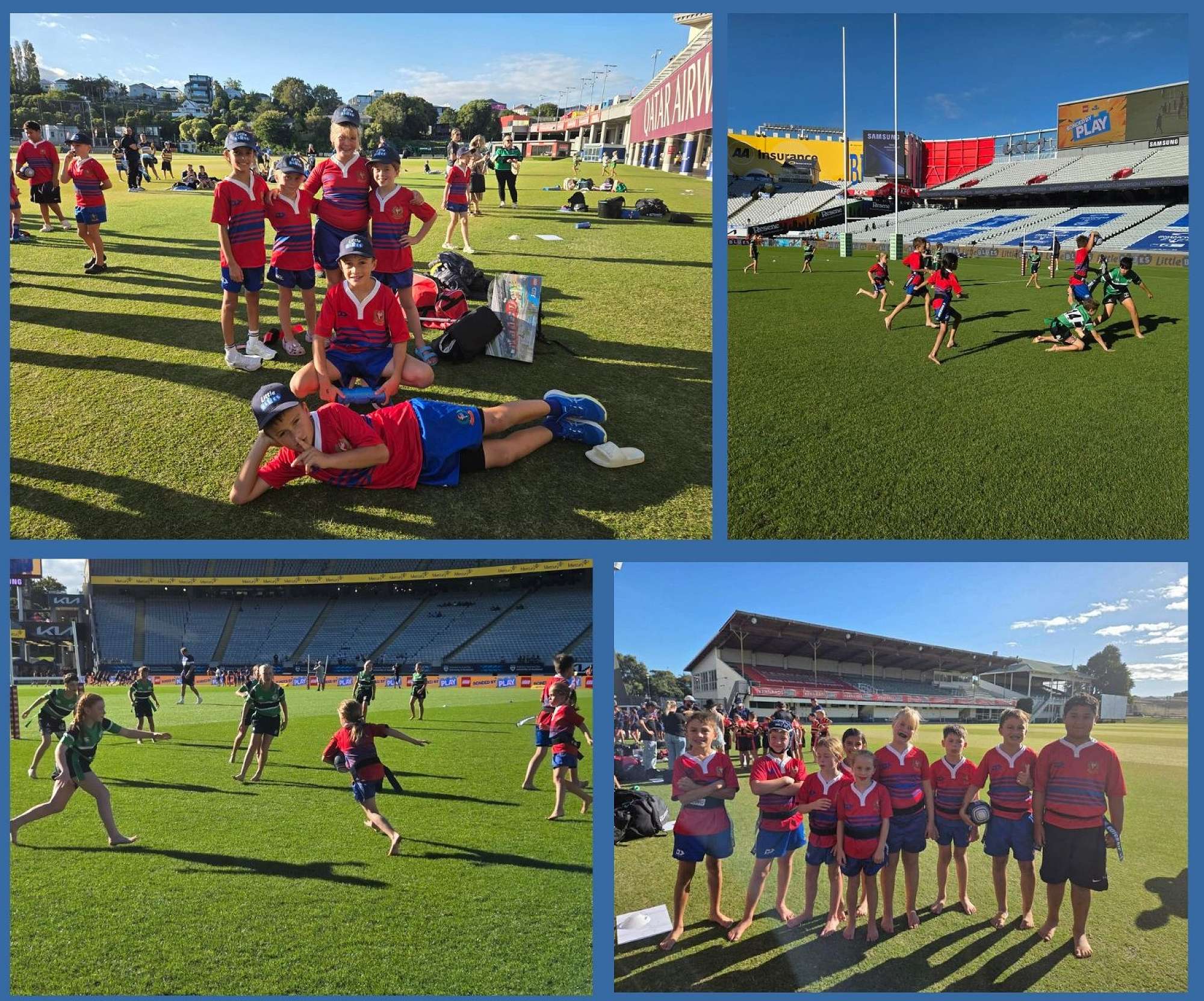 TPS Rippa Rugby Players in the curtain raiser for Blues vs Brumbies ...