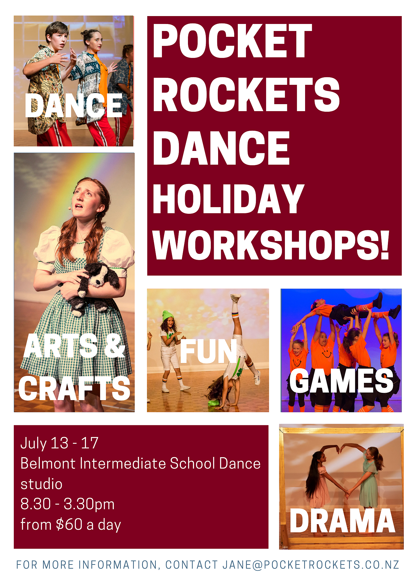 School Holiday Programme - Pocket Rockets