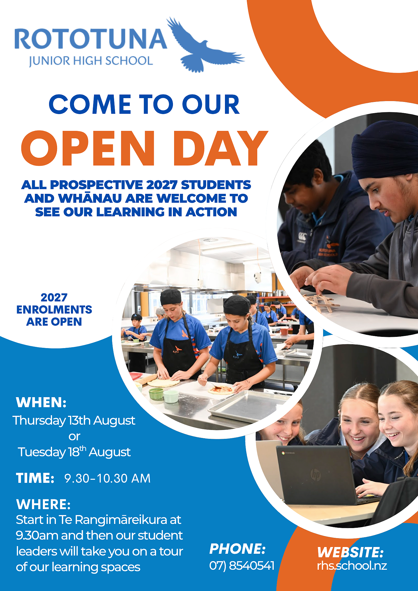 Open Day for 2027 Enrolments
