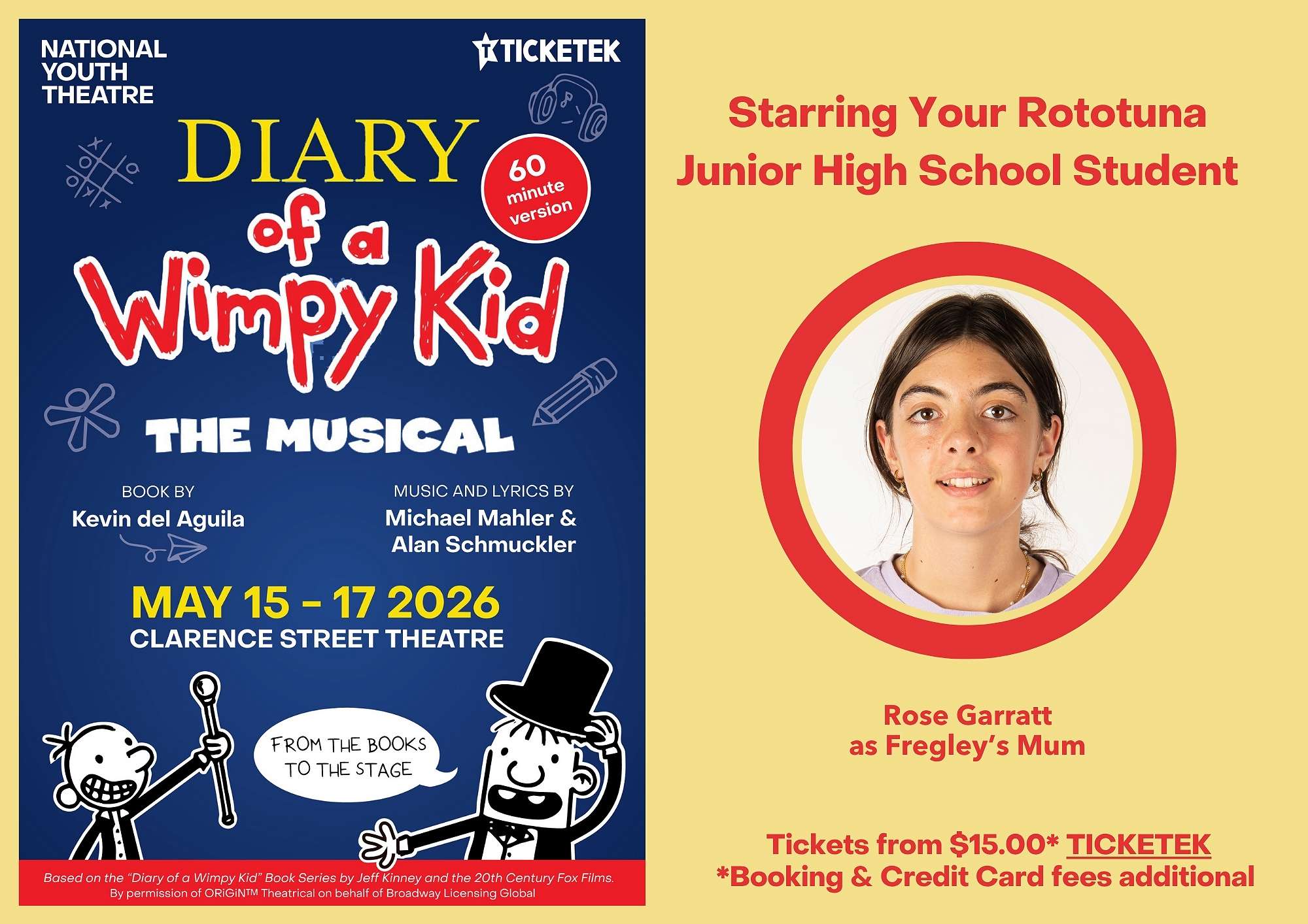 National Youth Theatre presents: Diary of a Wimpy Kid