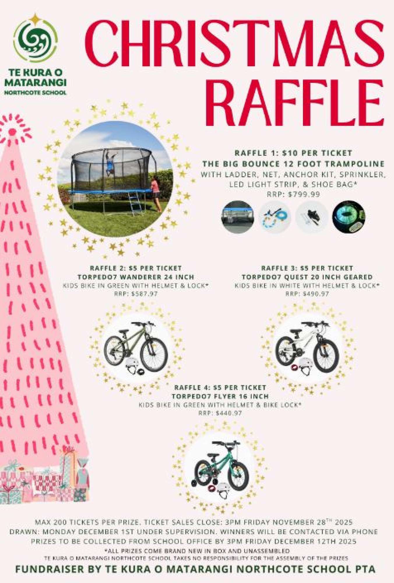 Amazing School Christmas raffles!