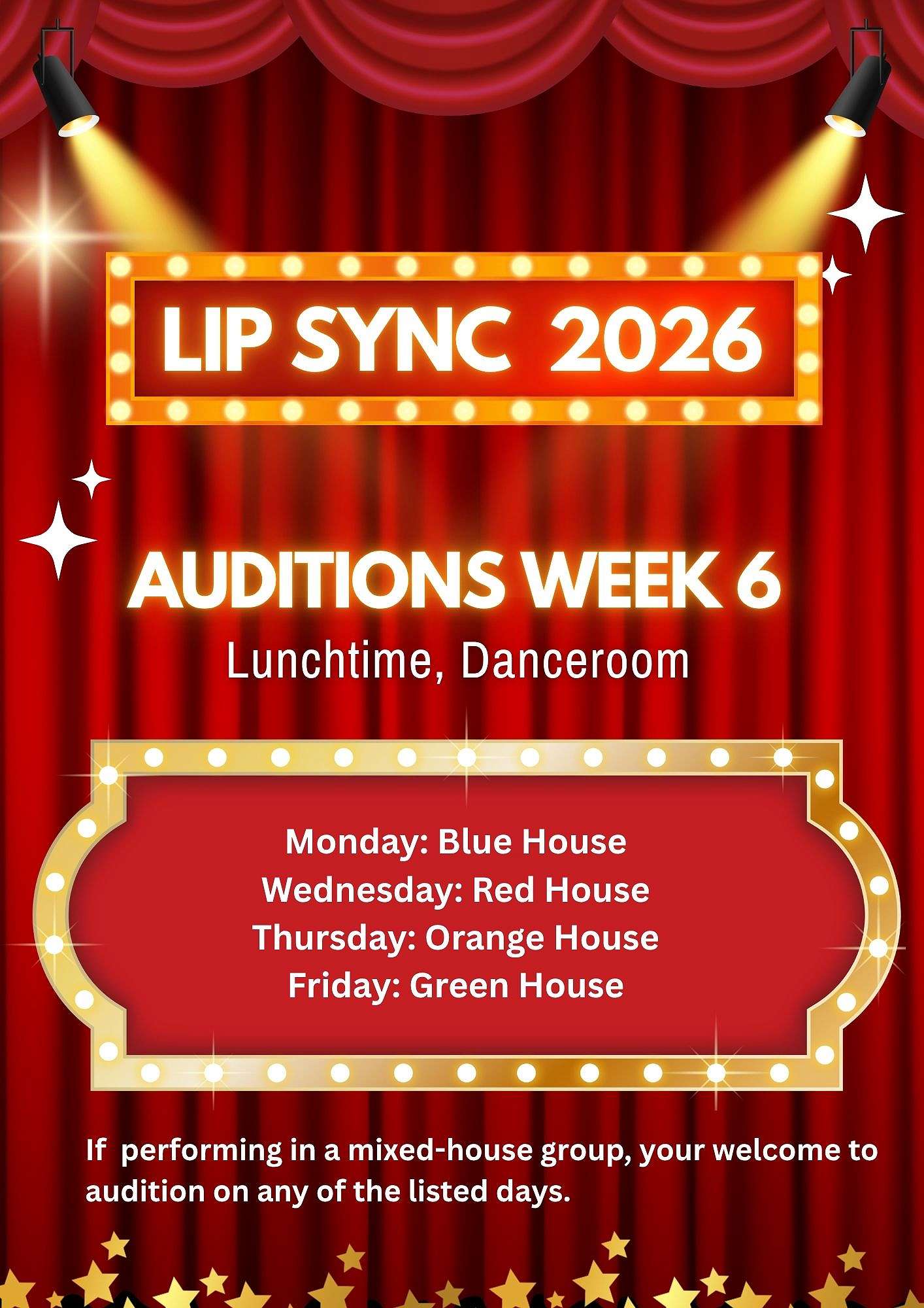 Lip Sync | Auditions — ASHCOLL NEWSLETTER - Term 2, Week 4