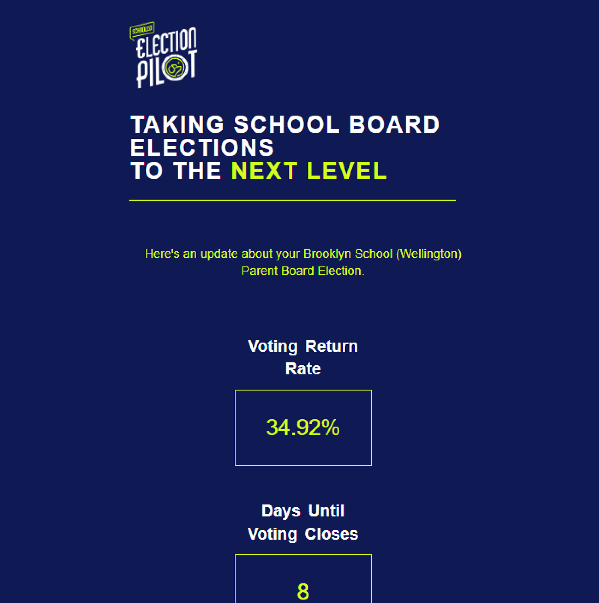 School Board Elections 2025 - Update