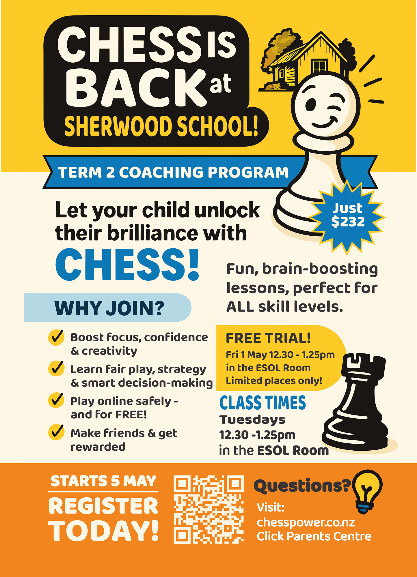 Term 2 Chess Lessons