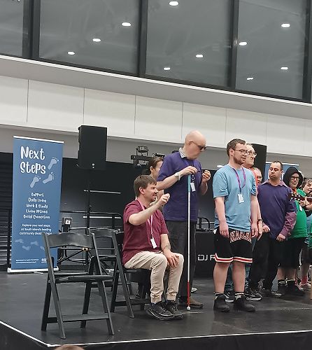 Dion at Next Steps Expo