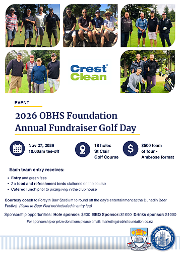 Crest Clean OBHS Foundation Golf Day
