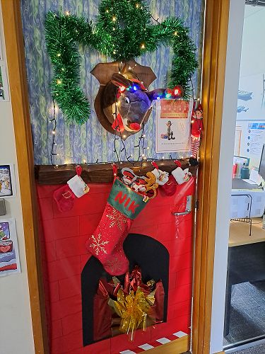 Second Place - Most Festive Door - Education