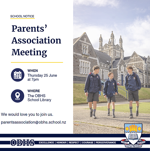 OBHS Parents' Association Meeting
