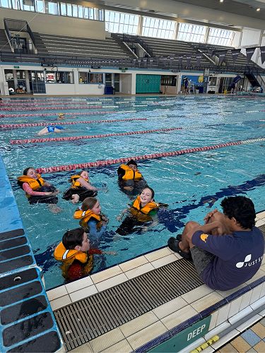 Swim safety at Moana Pool for our Kererū Hapori