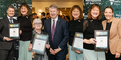 40, 45, 50, 55 and 60 Years of Service Recognition Awards