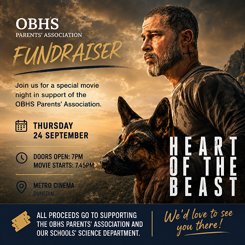 OBHS Parents' Association 2026 Movie Night at the Metro Cinema: Heart of the Beast