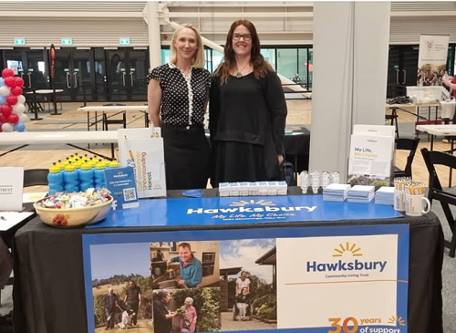 Susan and Lanaye at the Next Steps Expo