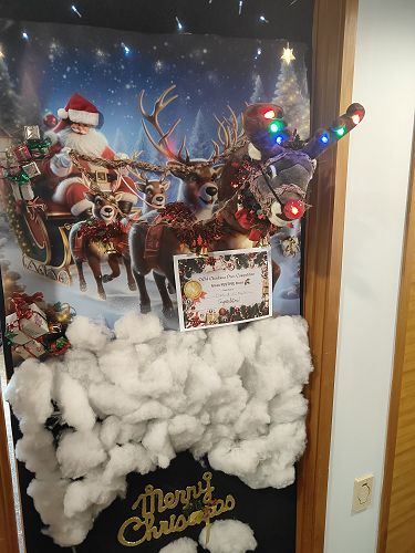 Most Festive Door - Deb and Megan