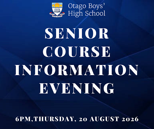 2027 Senior Course Information Evening