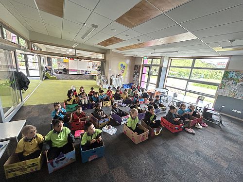 Koru Hub in their drive-thru movie show!