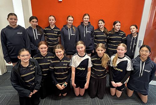Tahuna and Queens Aerobics Students