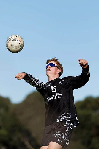 Fistball action