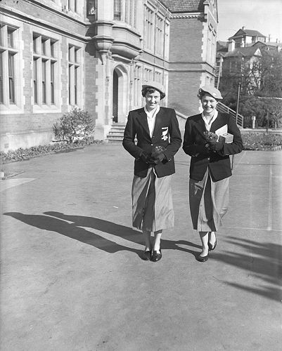 Jean Stewart (right) photographed with Yvette Willaims.
