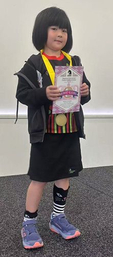 Winner of the Best Girl award in chess