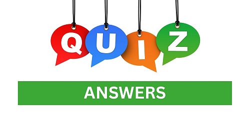 Quiz Answers
