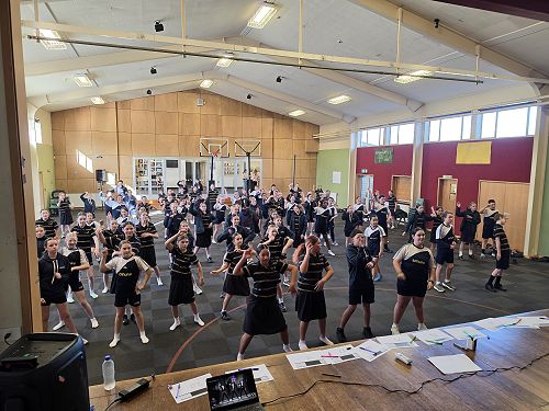 Friday dance in session