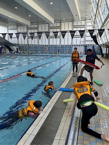 Swim safety at Moana Pool for our Kererū Hapori