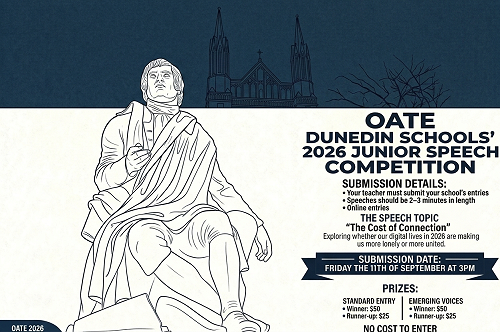 OATE - Dunedin Schools' Junior Speech Competition