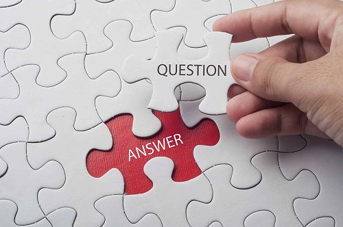 Question and Answer Graphic