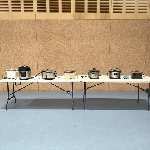 7 crockpots of vege soup, not a bad effort!