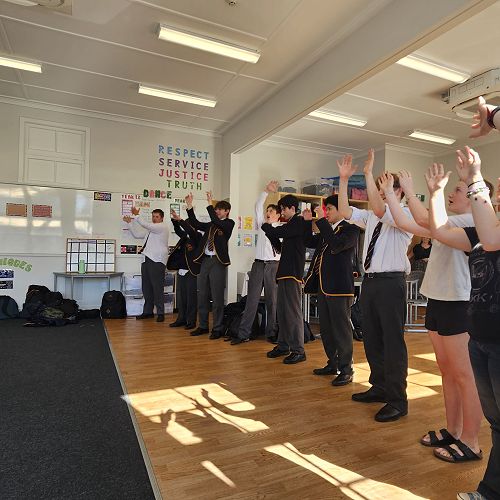 Te Rākau Theatre marae workshop