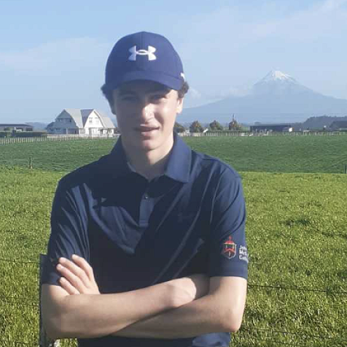 Mt Taranaki keeps an eye on Captain Connor's efforts.