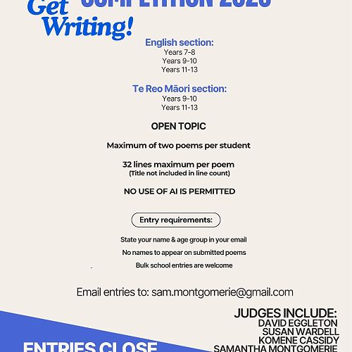Ōtepoti Youth Poetry Competition