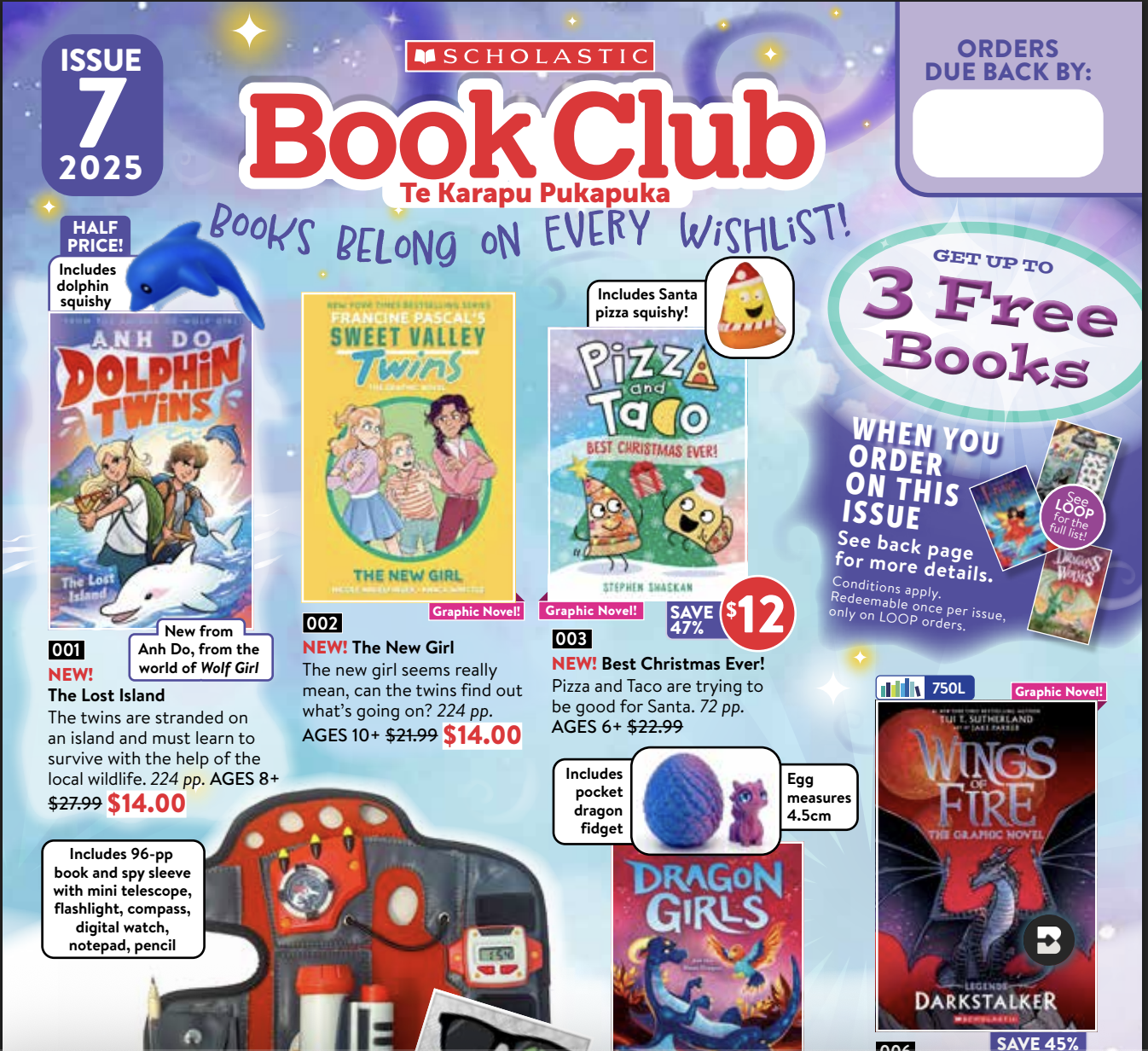 Scholastic Book Club, Issue 7, 2025