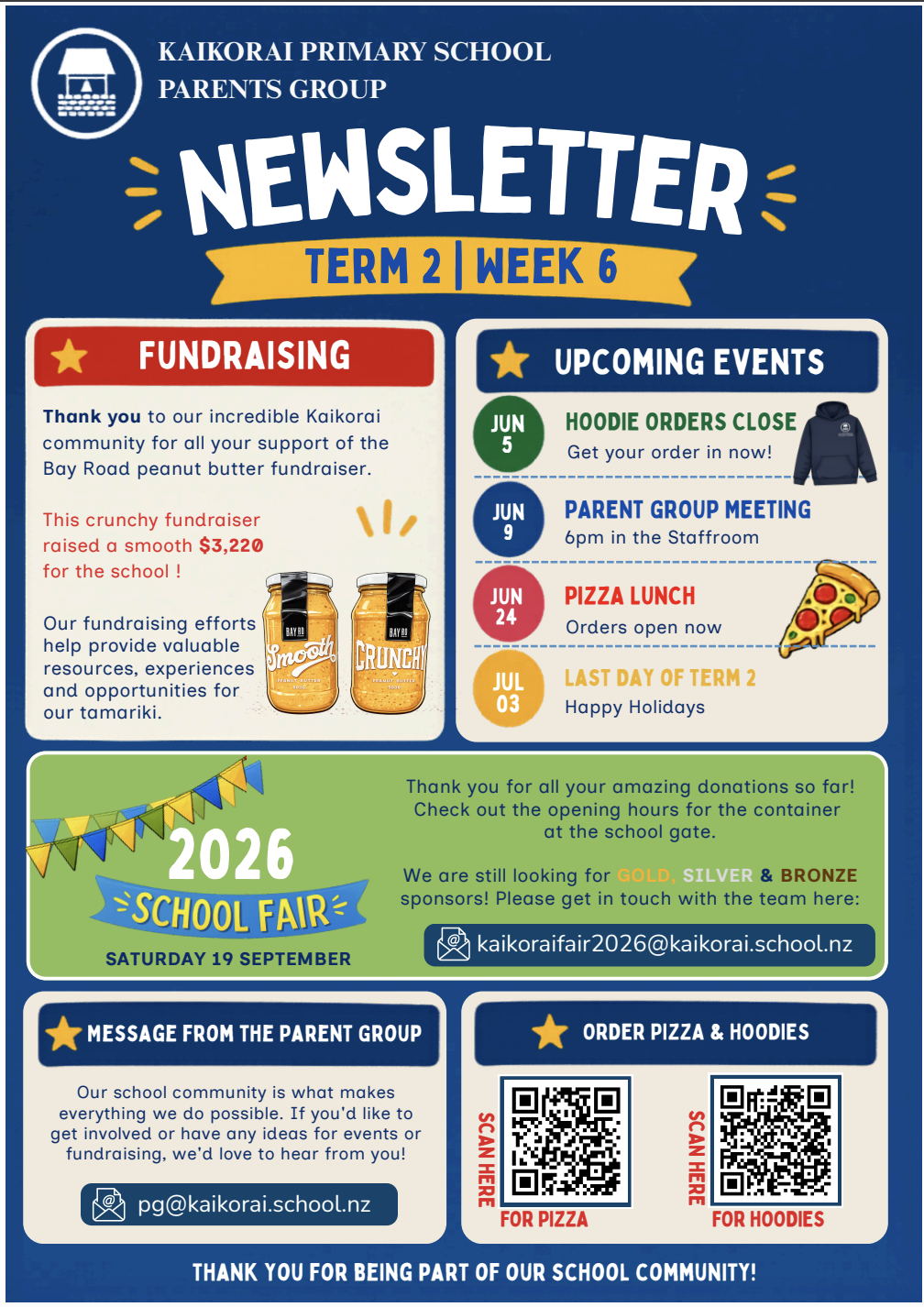 News from the Parents' Group