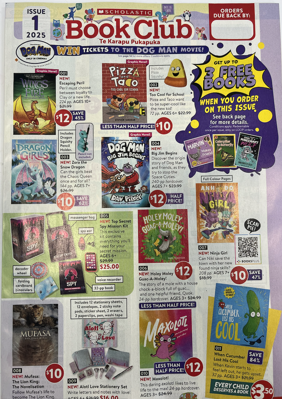 Scholastic Book Club , Issue 1, 2025