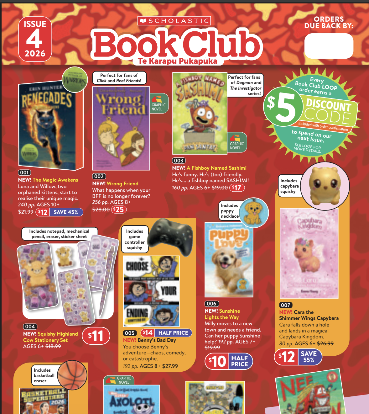 Scholastic Book Club, Issue 4, 2026