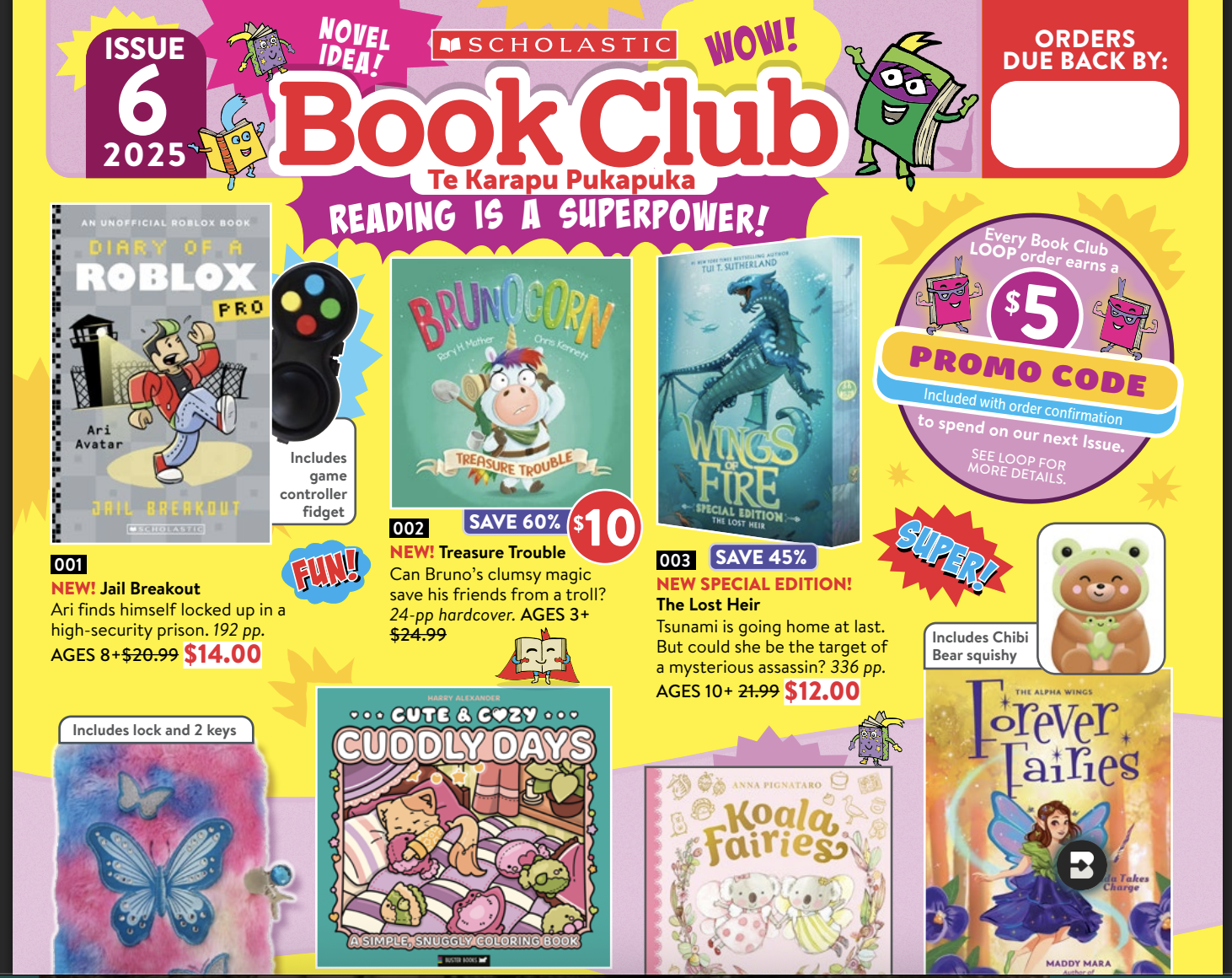 Scholastic Book Club , Issue 6, 2025