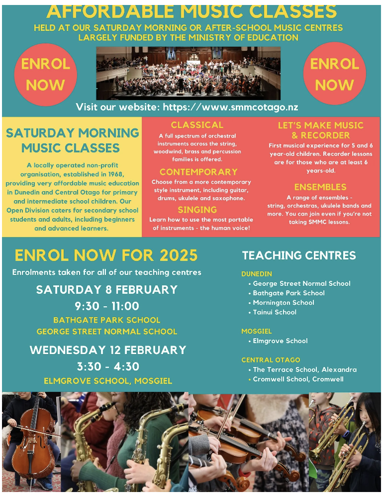 Enrol now and start your child's musical education!