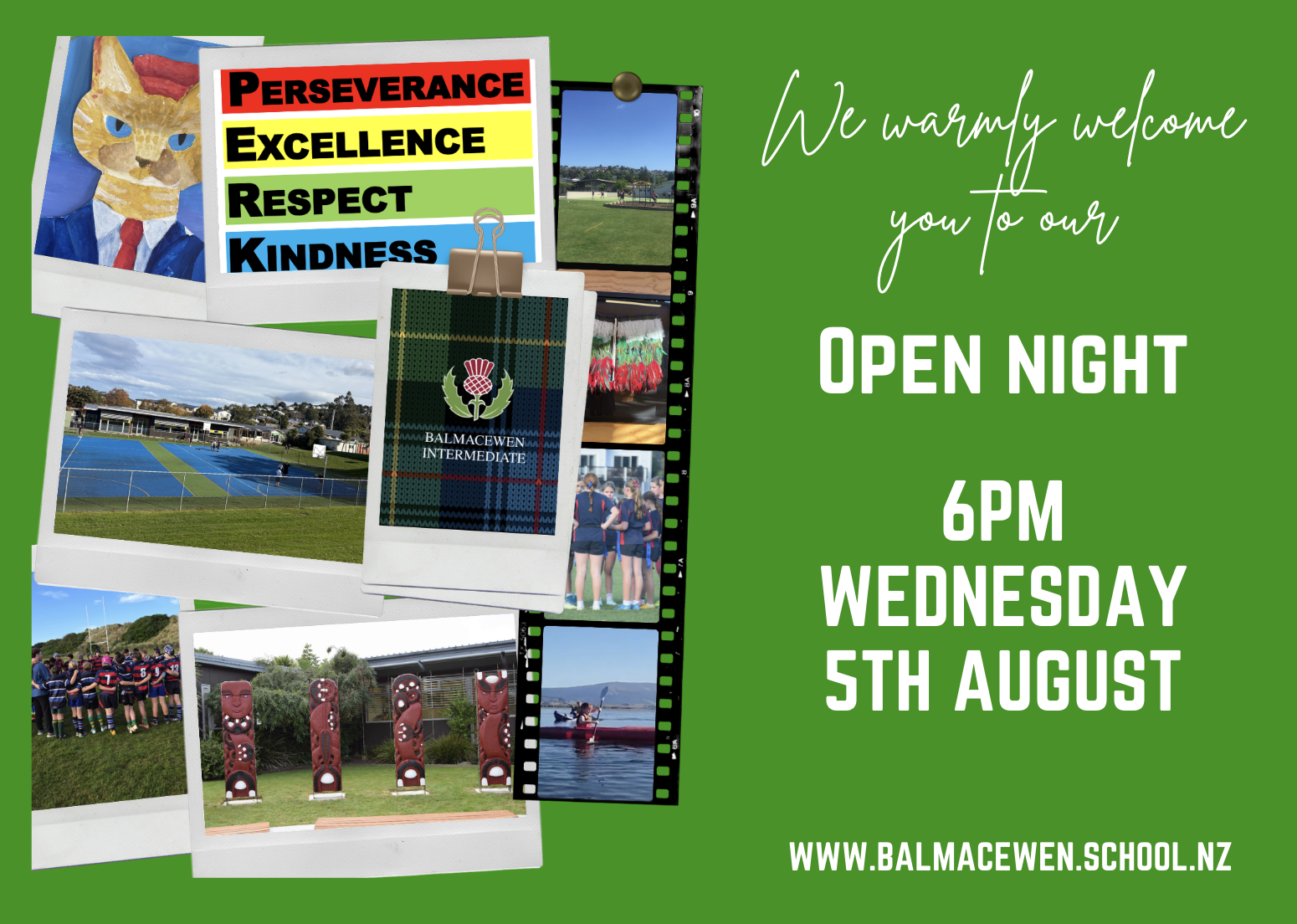 Balmacewen Intermediate Open night | Balmacewen Intermediate