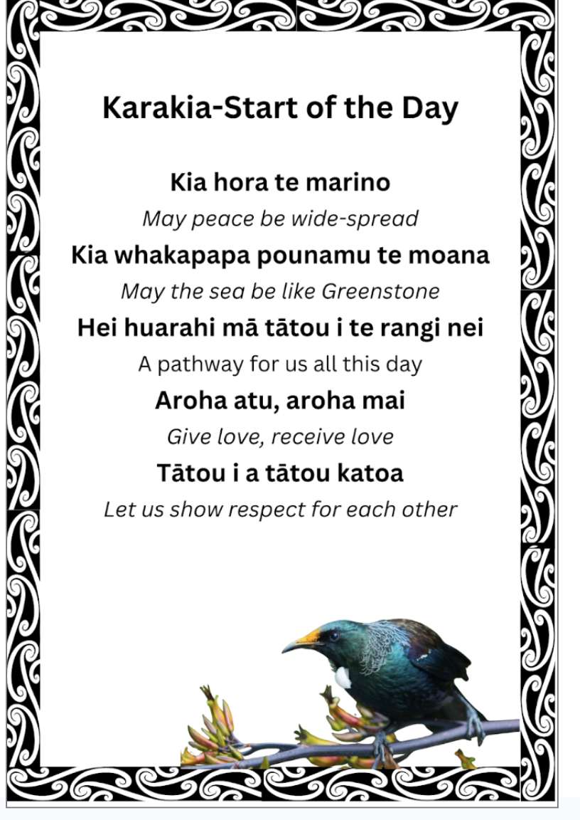 Karakia at Kaikorai