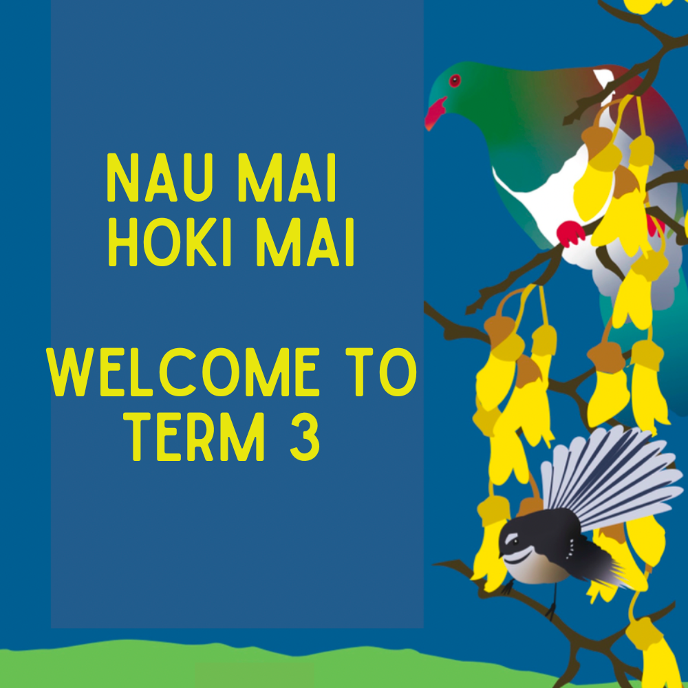 Nau mai hoki mai, welcome to Term 3.