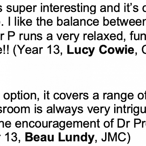 Student Course Endorsements 2022