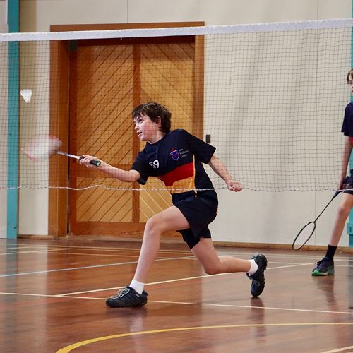 Finn McDonald at badminton