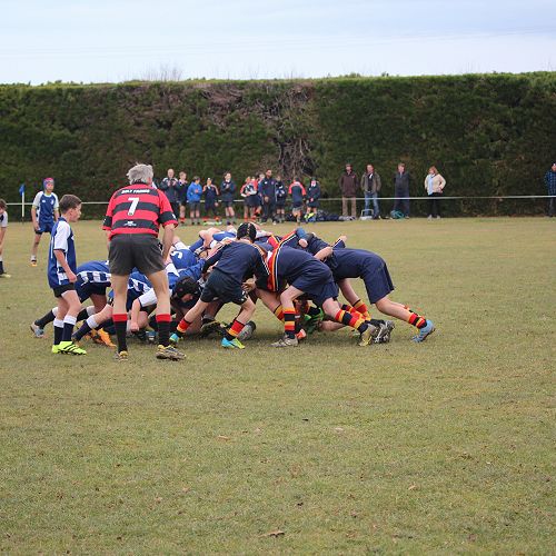 Waihi Rugby match... A tough battle in the icy conditions. Final score was 62-48 to the home team.&nbsp;